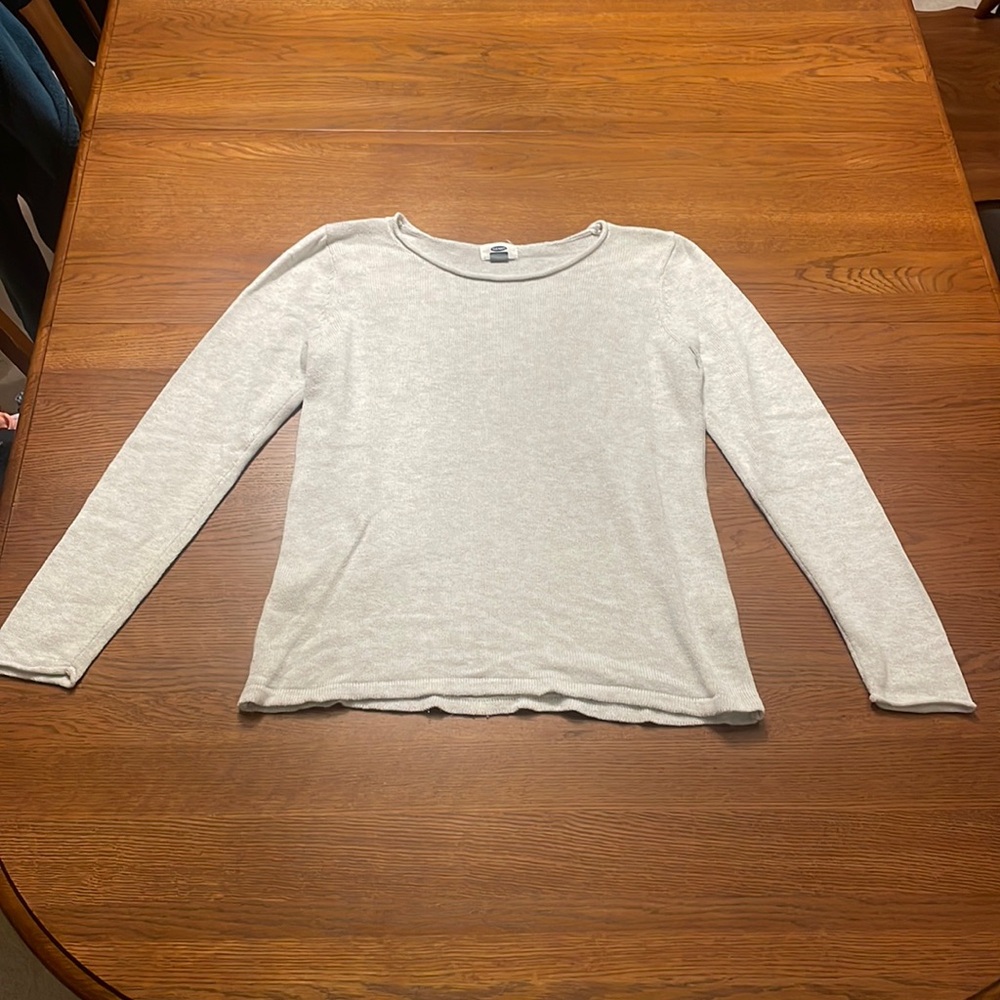 Old Navy Light Gray Sweater, Size M